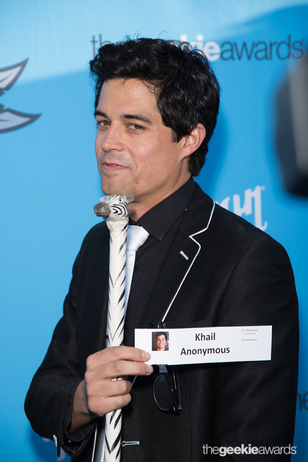 Khail Anonymous  at The Avalon on Sunday, August 17, 2014 in Hollywood, California. (Photo by: Eugene Powers/Geekie Awards)