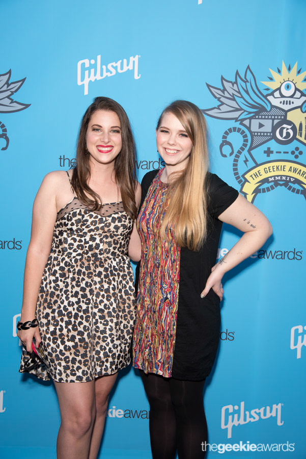 Writers Krista Doyle (L) and Taylor Harrison (R)  at The Avalon on Sunday, August 17, 2014 in Hollywood, California. (Photo by: Eugene Powers/Geekie Awards)