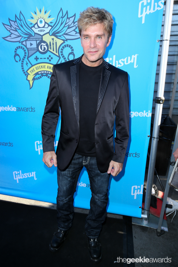 Vic Mignogna attends the 2nd Annual Geekie Awards at The Avalon on Sunday, August 17, 2014 in Hollywood, California. (Photo by: Joe Lester/Pressline Photos)
