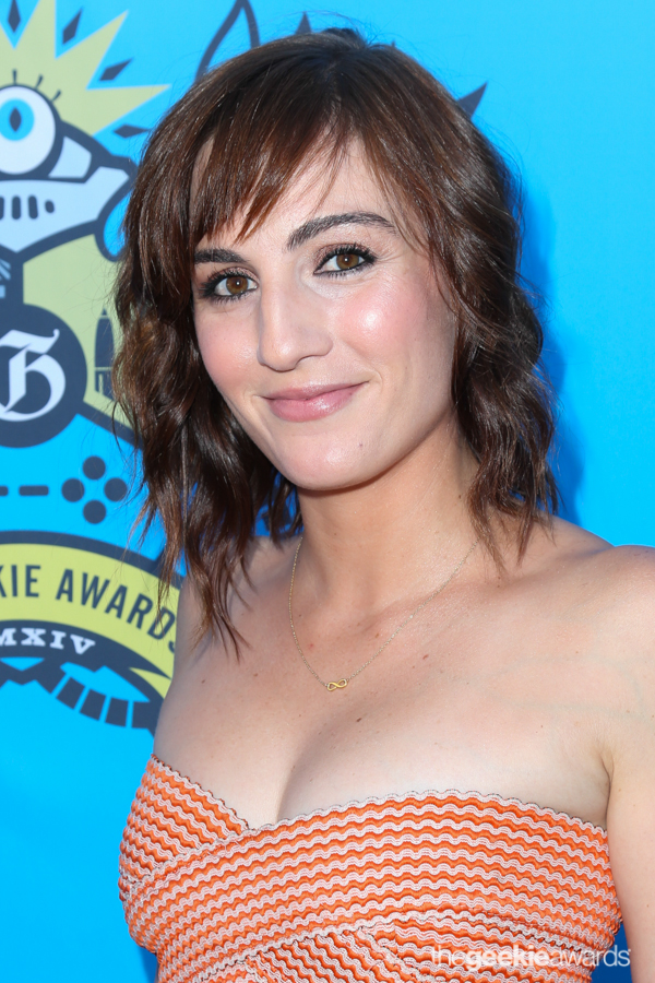Alison Haislip attends the 2nd Annual Geekie Awards at The Avalon on Sunday, August 17, 2014 in Hollywood, California. (Photo by: Joe Lester/Pressline Photos)