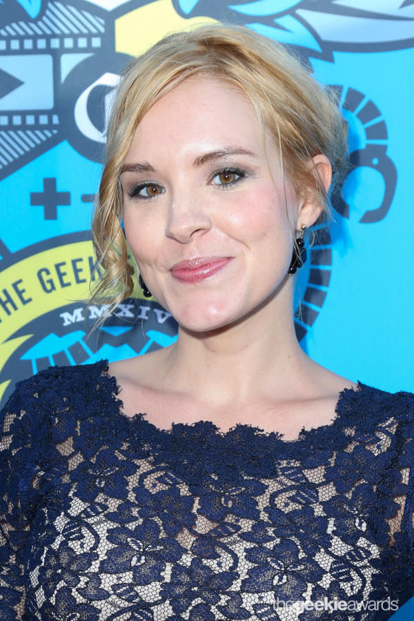 Brea Grant attends the 2nd Annual Geekie Awards at The Avalon on Sunday, August 17, 2014 in Hollywood, California. (Photo by: Joe Lester/Pressline Photos)
