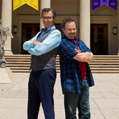 Curtis Armstrong & Robert Carradine